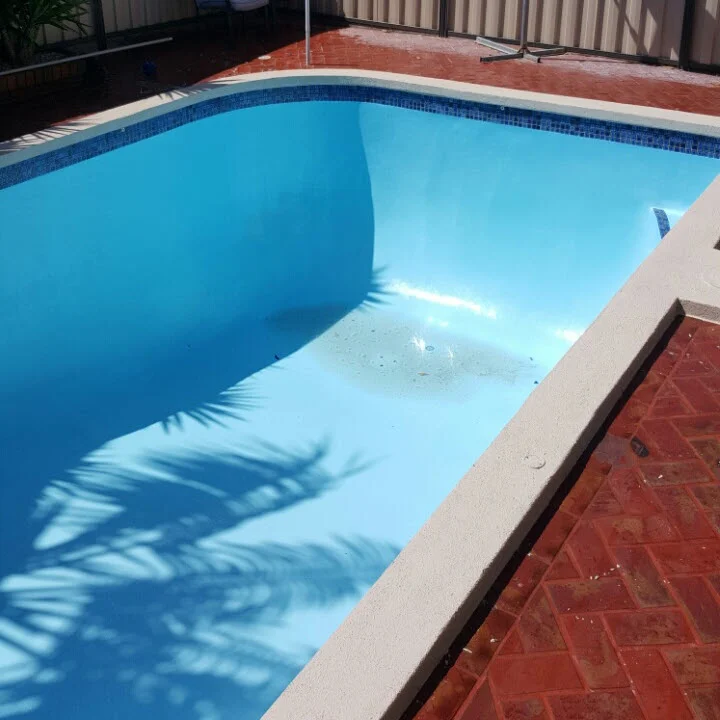 Pool after professional painting
