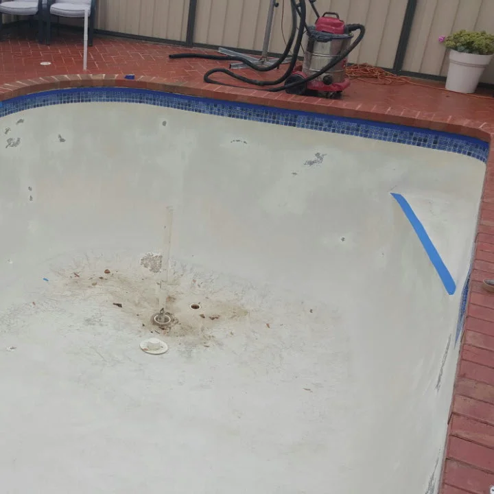 Pool before painting